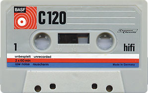 BASF 90 LH Extra Stereo Cassette cinta 90 minuto I LH-Sellado De Audio E Lote de 2 I 
